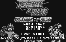 Mega Man & Bass - Challenger from the Future (English Translation) Title Screen